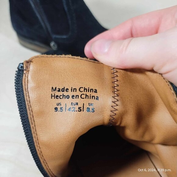 Call‎ it Spring Men's Suede ankle boots with zipper dress shoes design. Size 9.5 - Picture 7 of 12